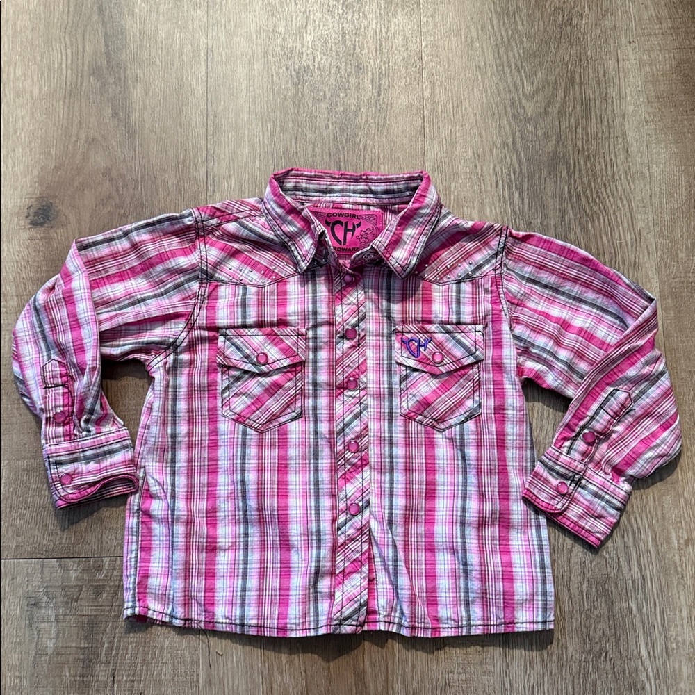 Cowgirl Hardware Western Shirt Size 2T